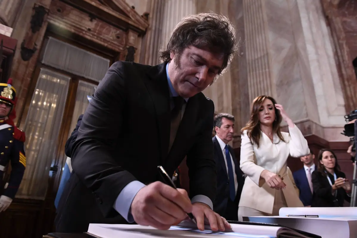 Javier Milei writing